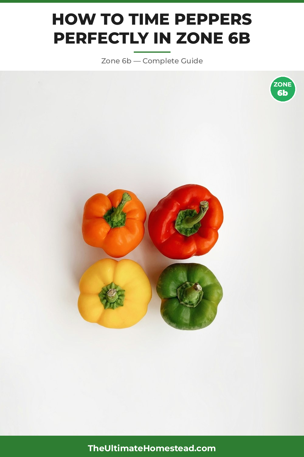 When to Plant Peppers in Zone 6b