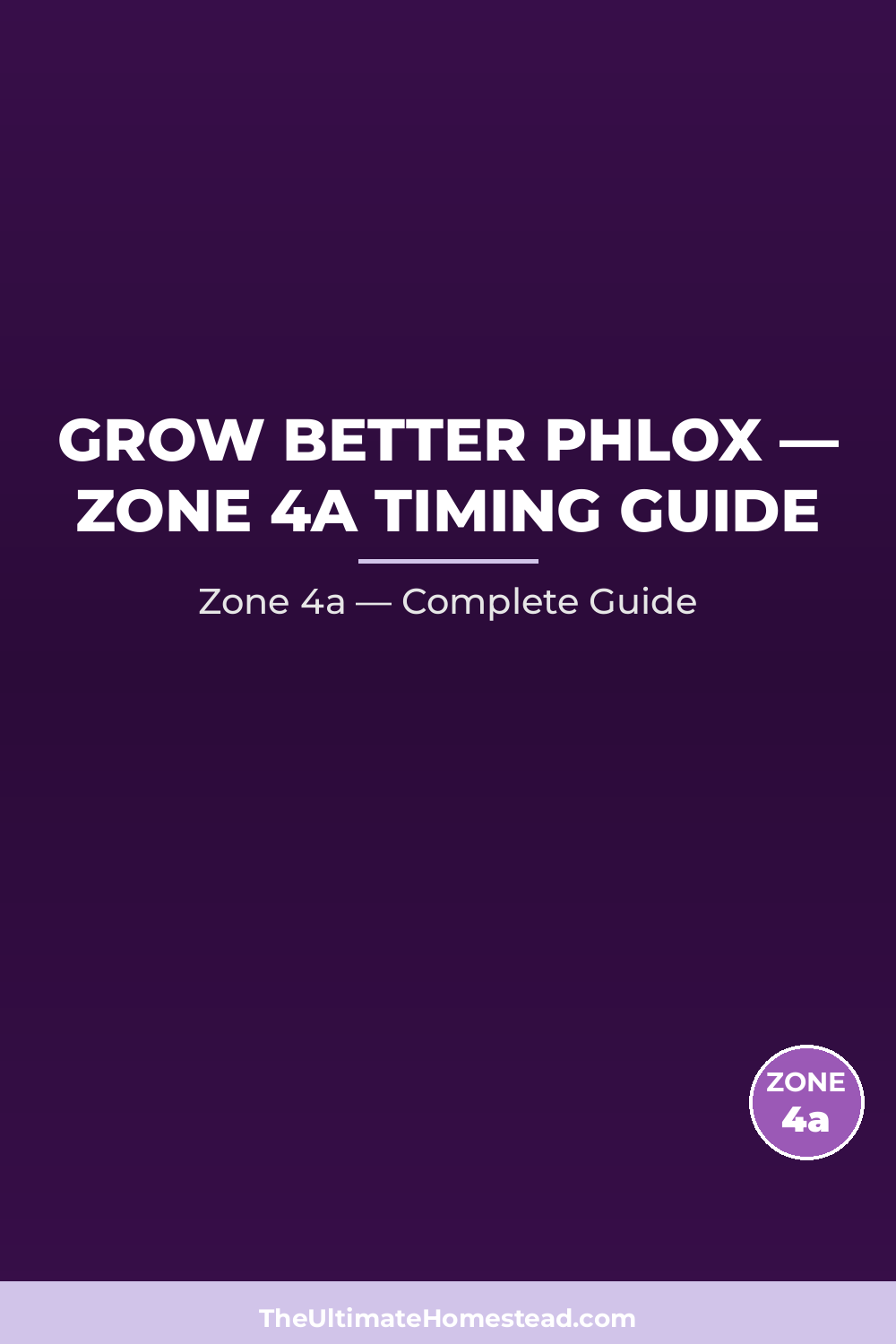 When to Plant Phlox in Zone 4a