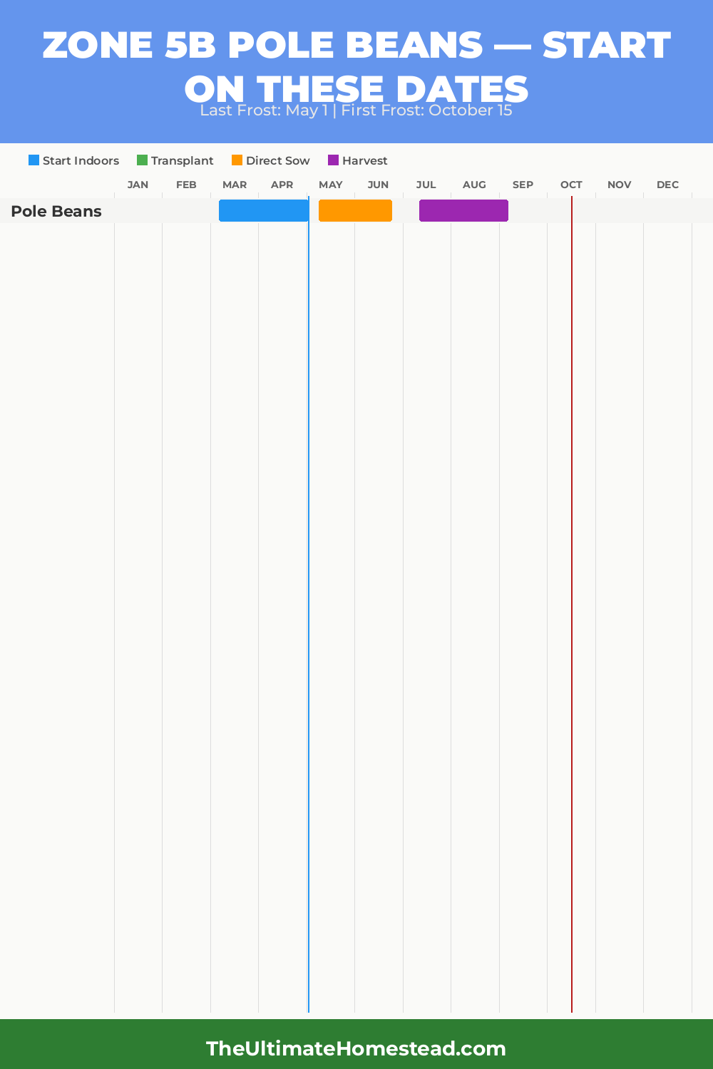 When to Plant Pole Beans in Zone 5b
