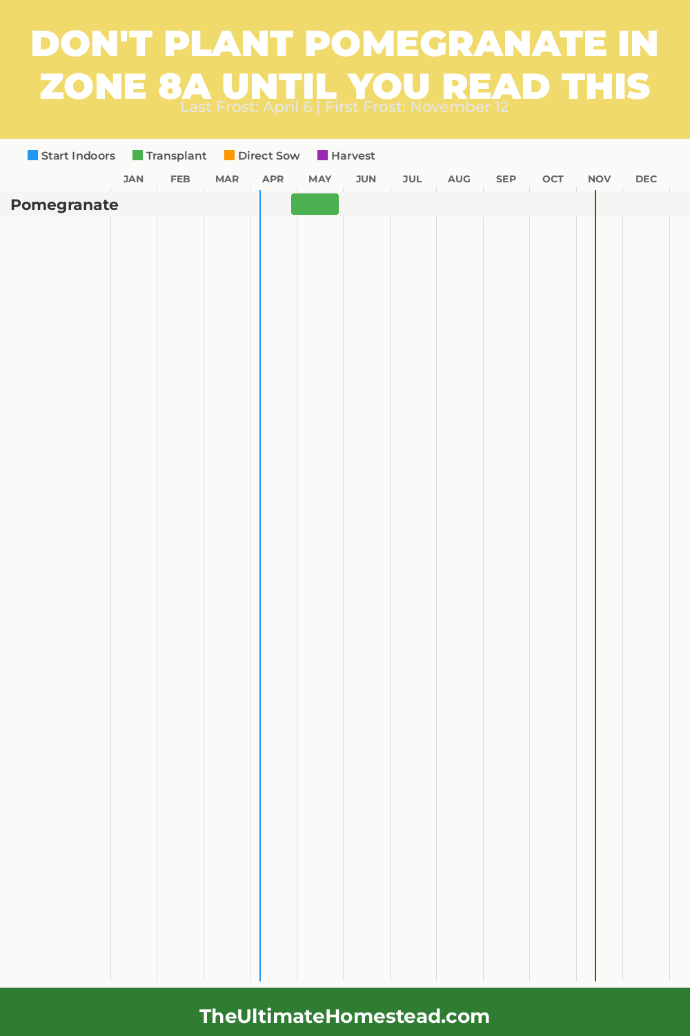 When to Plant Pomegranate in Zone 8a