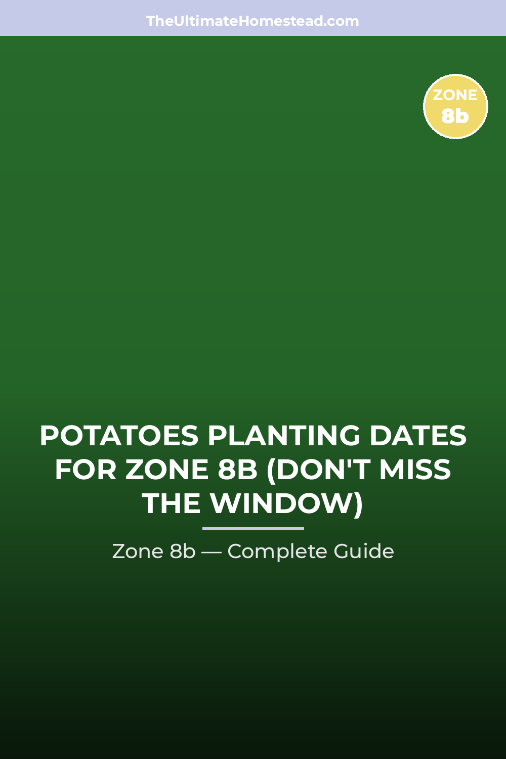 When to Plant Potatoes in Zone 8b