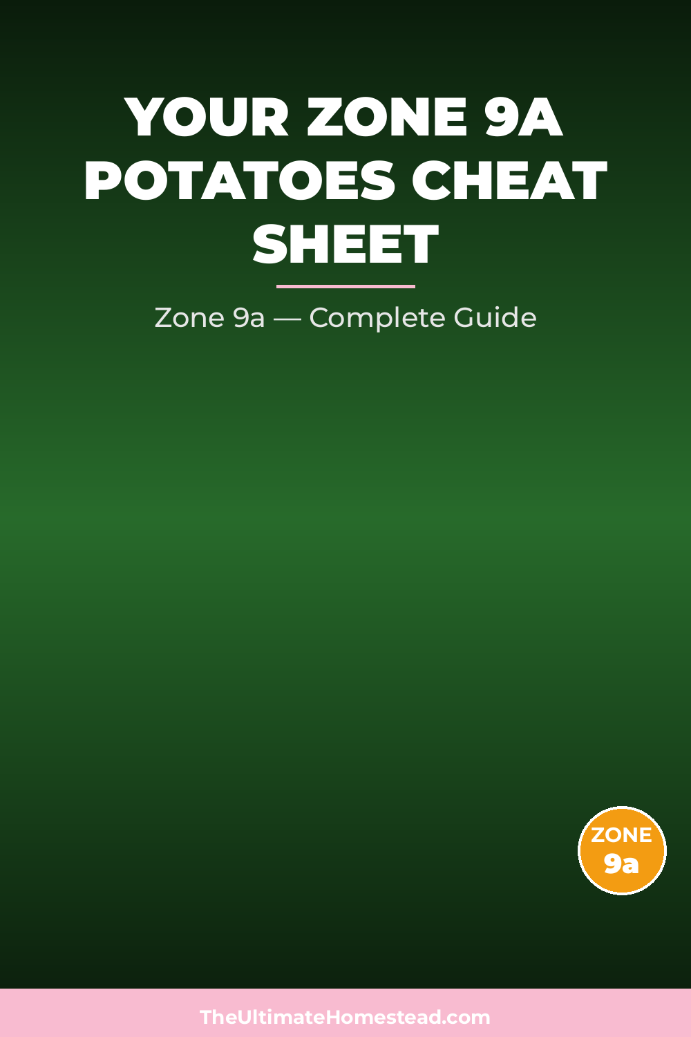 When to Plant Potatoes in Zone 9a