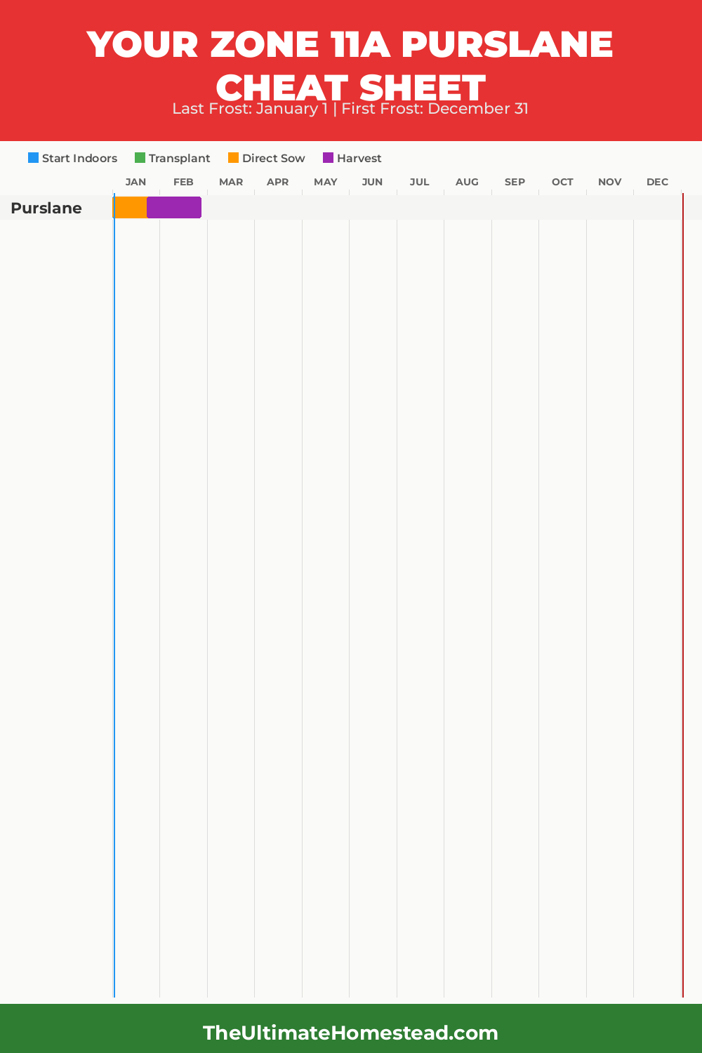 When to Plant Purslane in Zone 11a