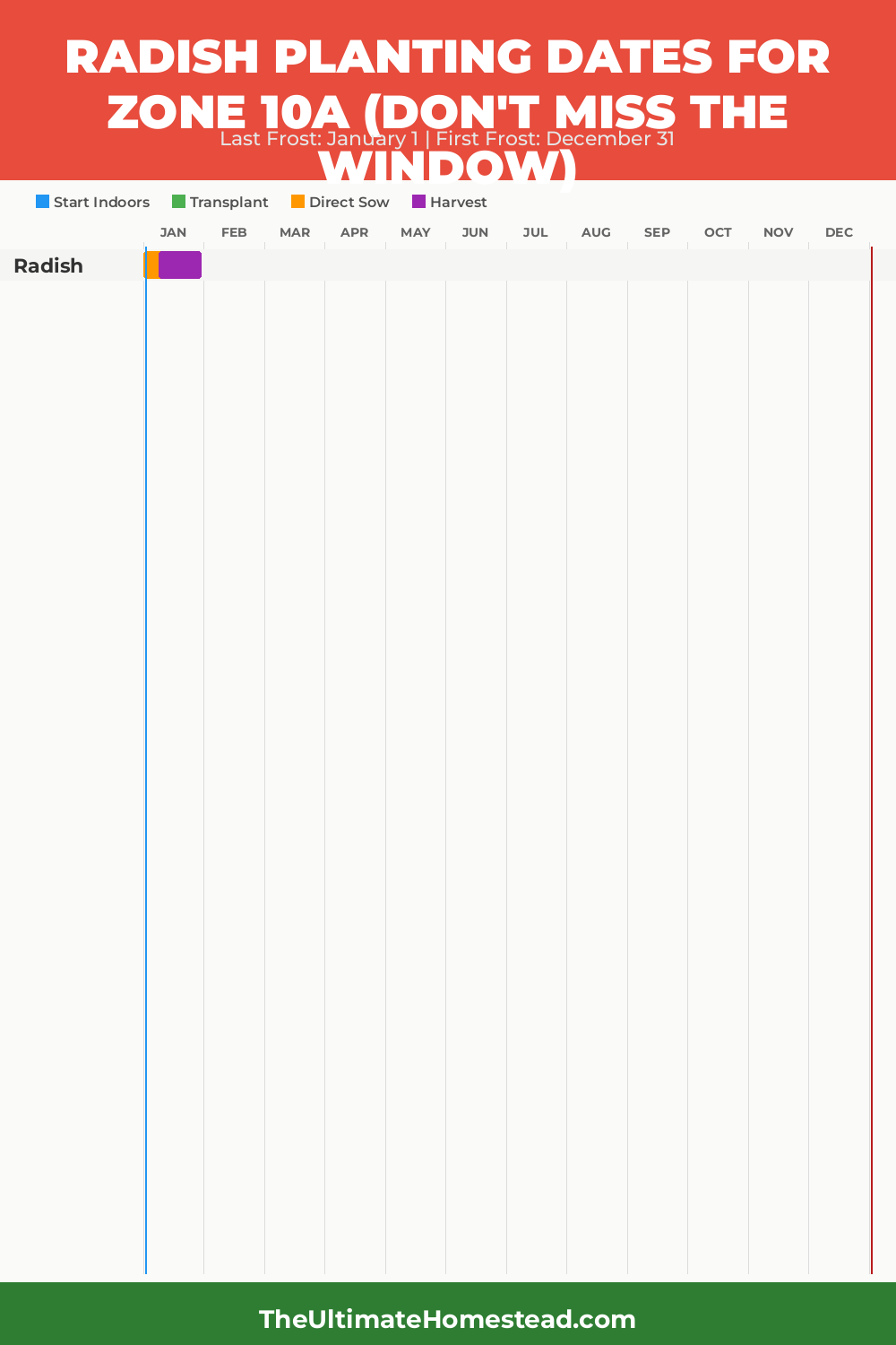 When to Plant Radish in Zone 10a