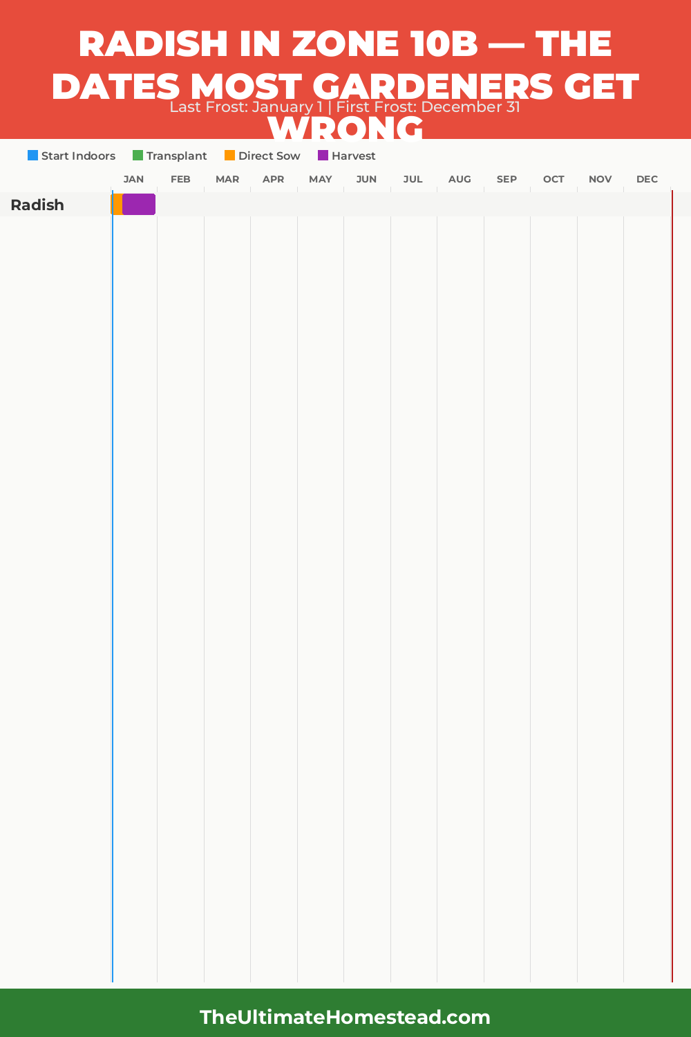 When to Plant Radish in Zone 10b