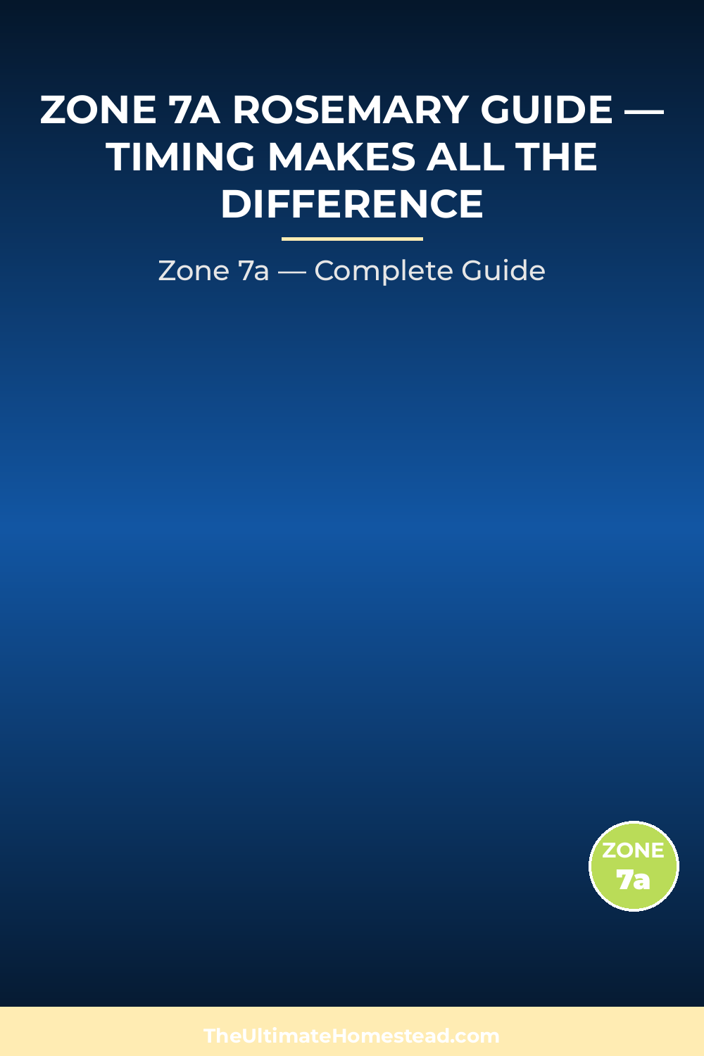 When to Plant Rosemary in Zone 7a