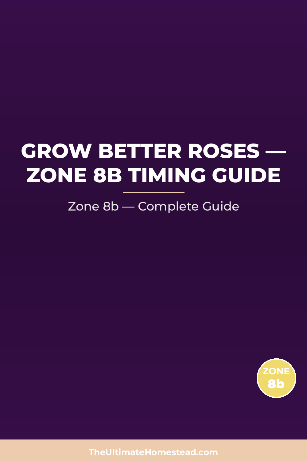 When to Plant Roses in Zone 8b