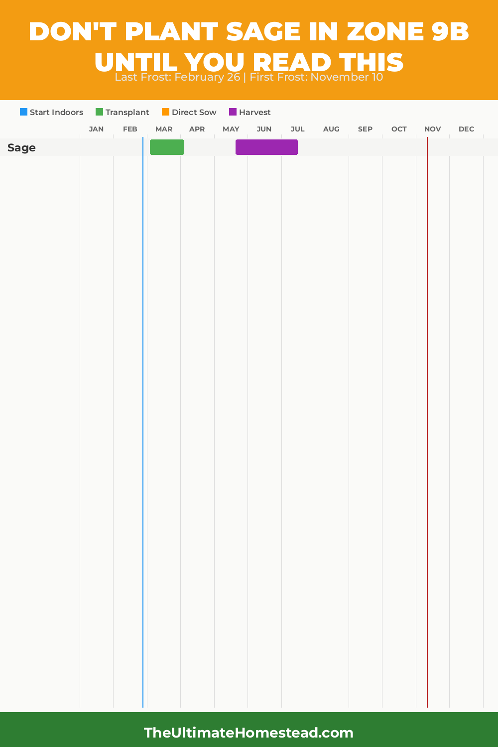 When to Plant Sage in Zone 9b