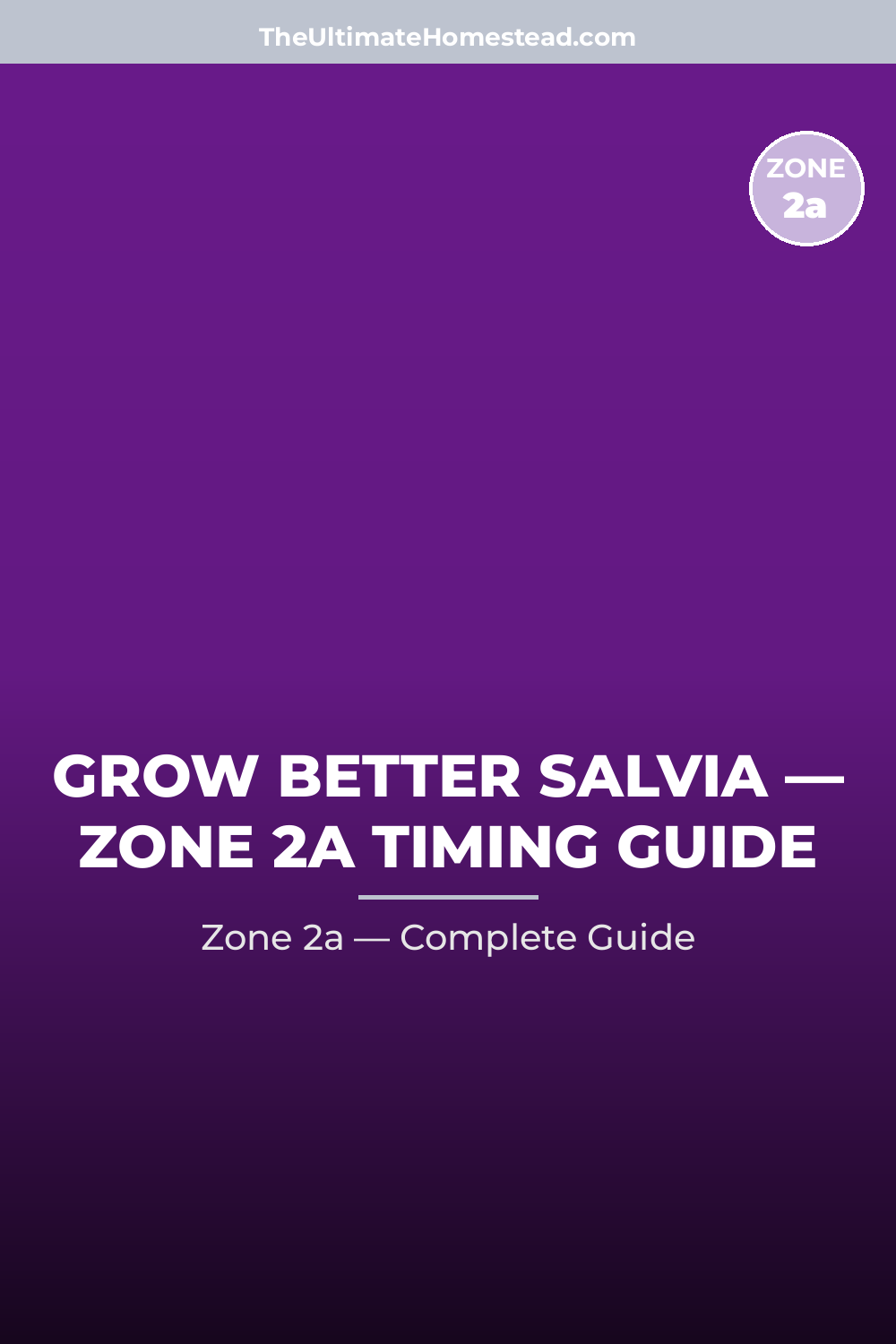 When to Plant Salvia in Zone 2a