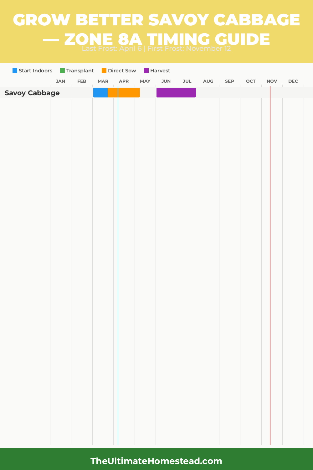 When to Plant Savoy Cabbage in Zone 8a