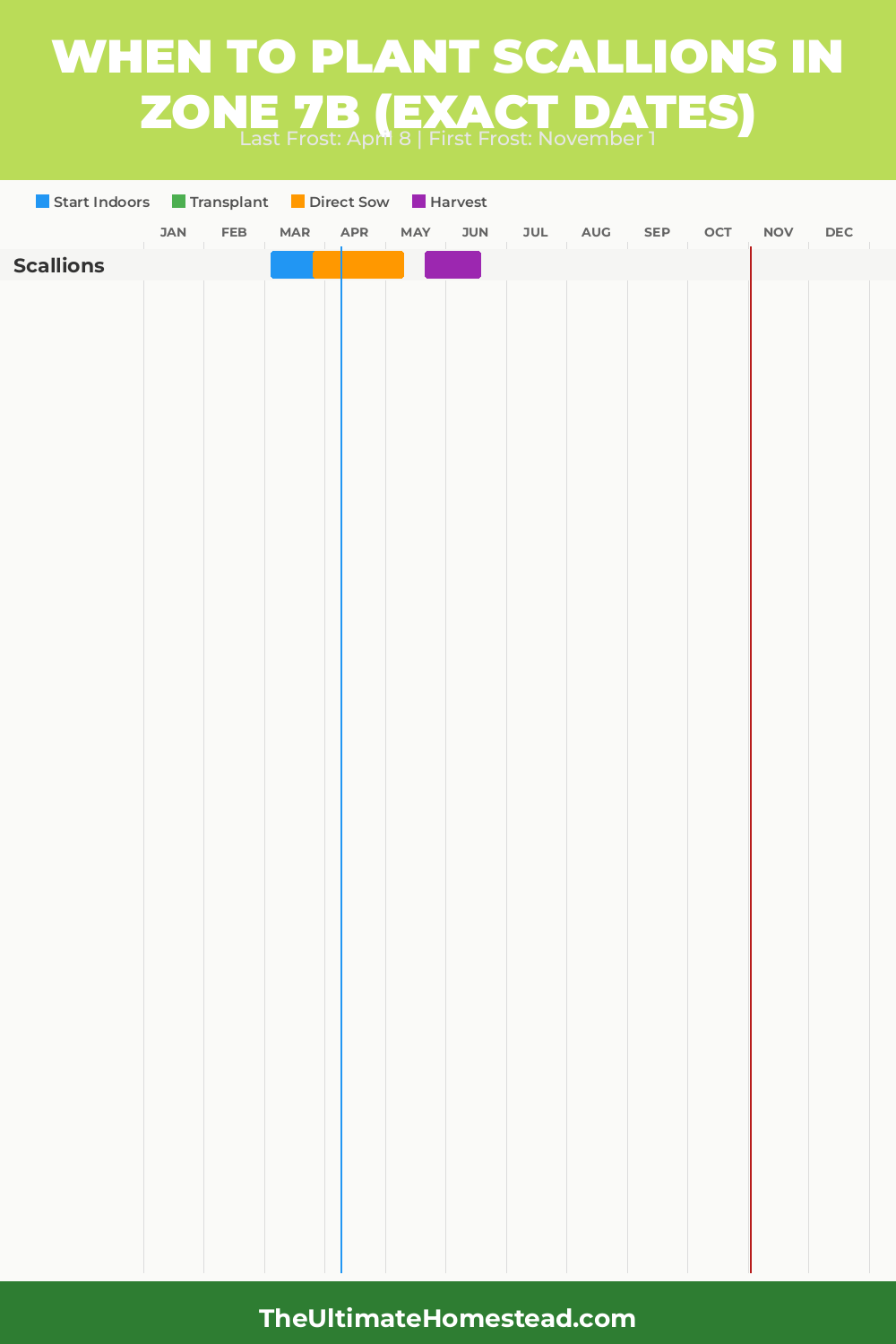 When to Plant Scallions in Zone 7b