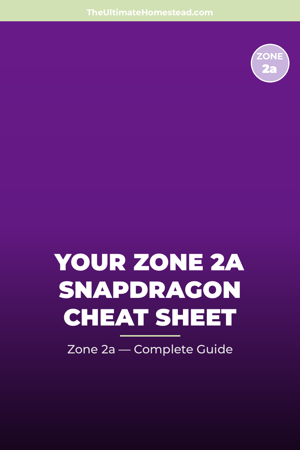 When to Plant Snapdragon in Zone 2a
