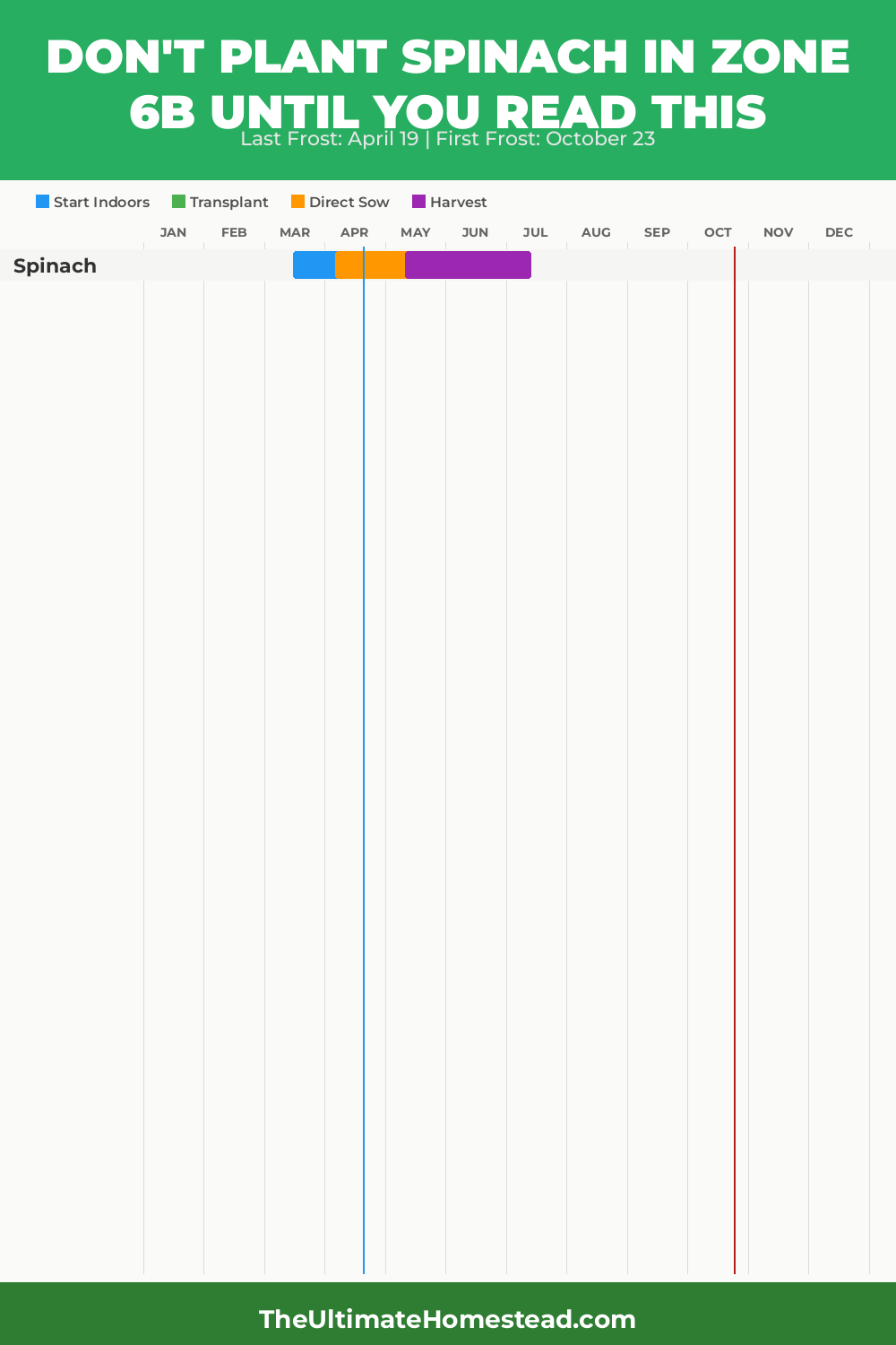When to Plant Spinach in Zone 6b