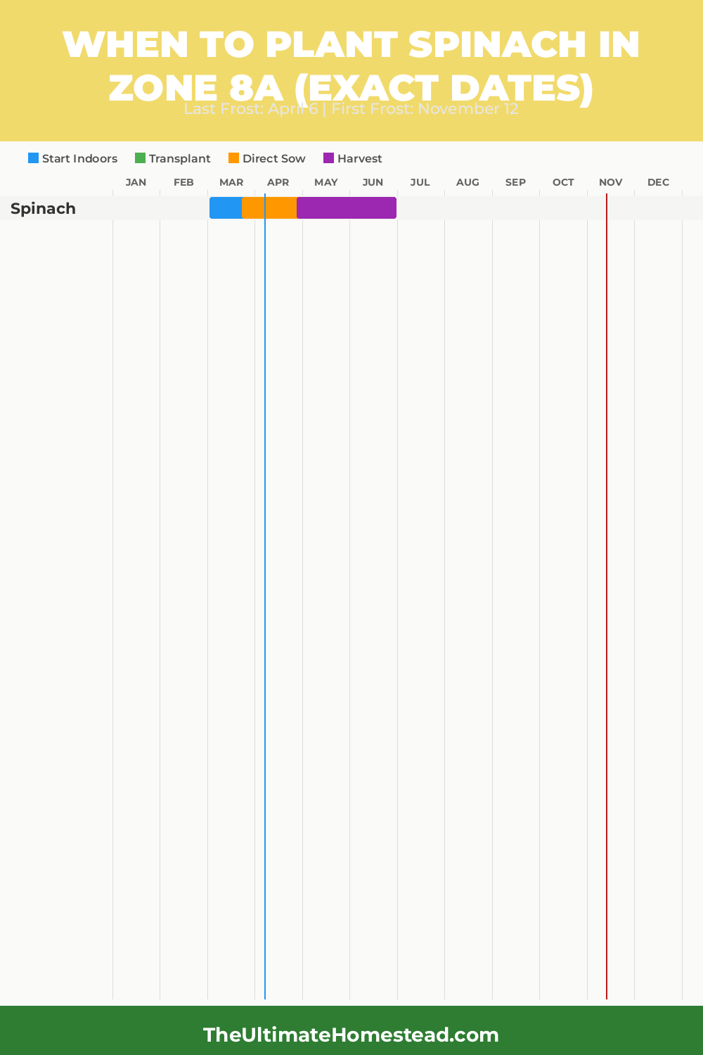 When to Plant Spinach in Zone 8a