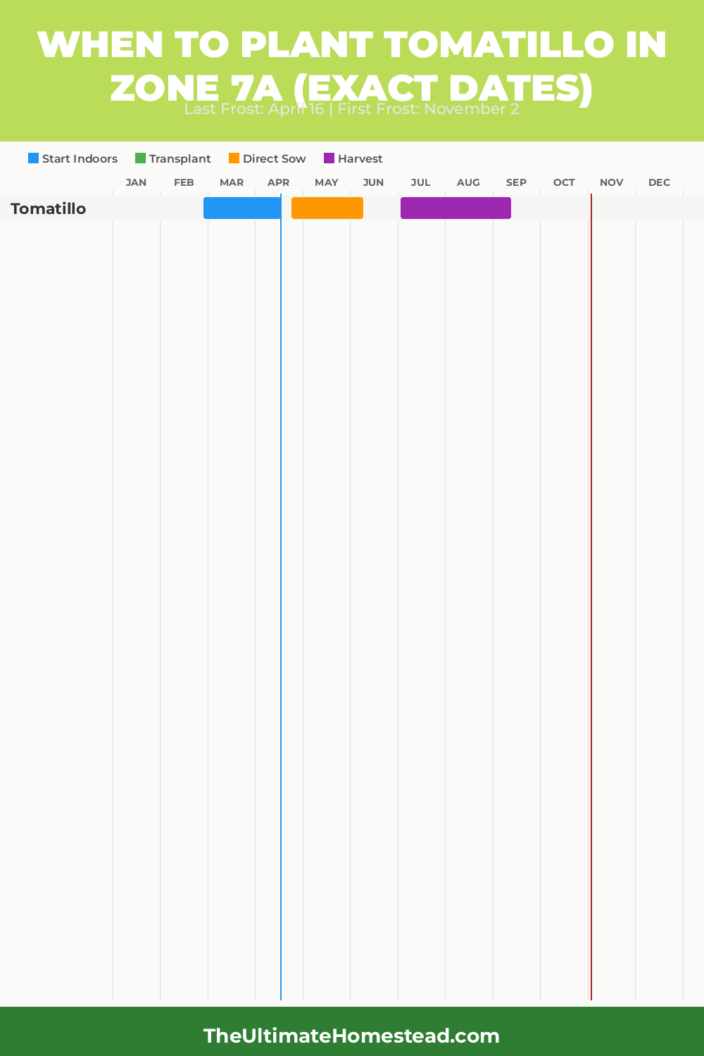 When to Plant Tomatillo in Zone 7a