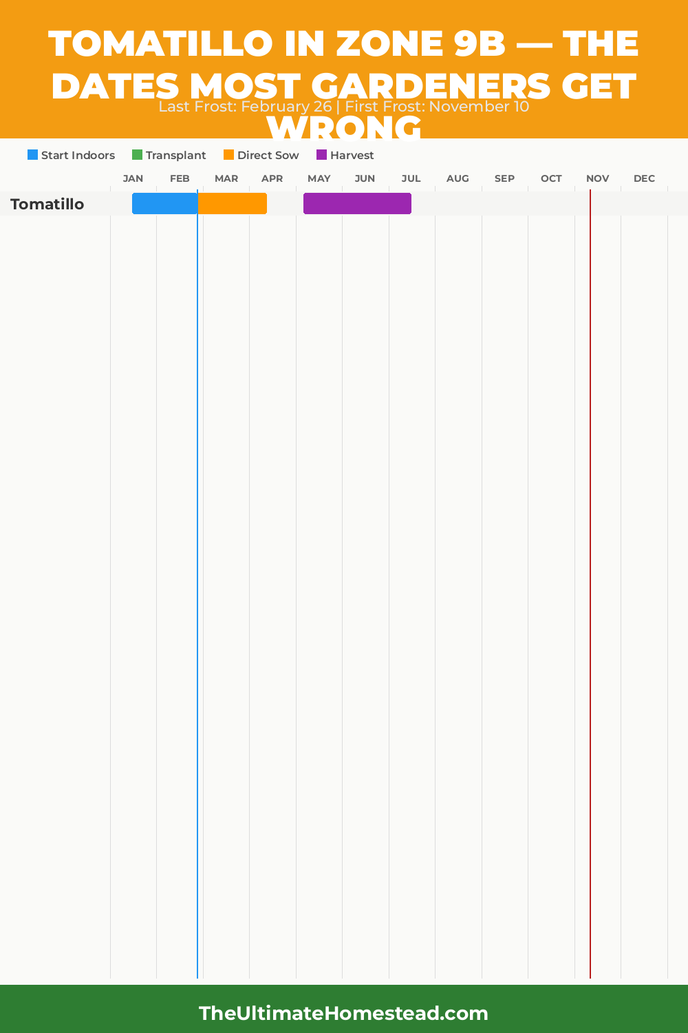 When to Plant Tomatillo in Zone 9b