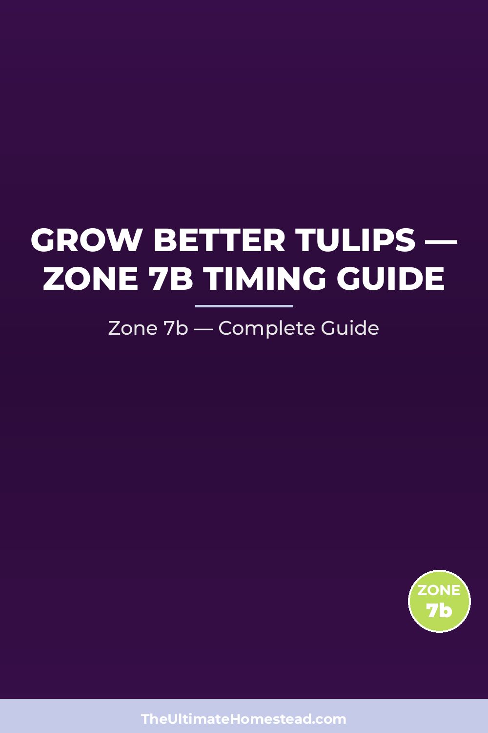When to Plant Tulips in Zone 7b