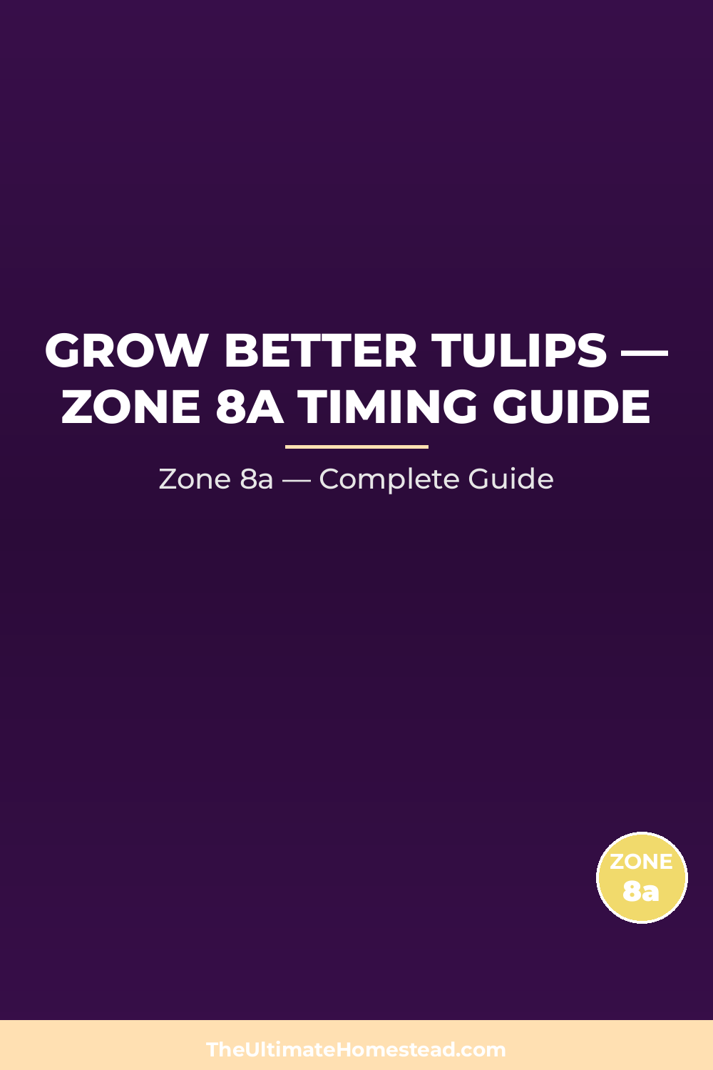 When to Plant Tulips in Zone 8a