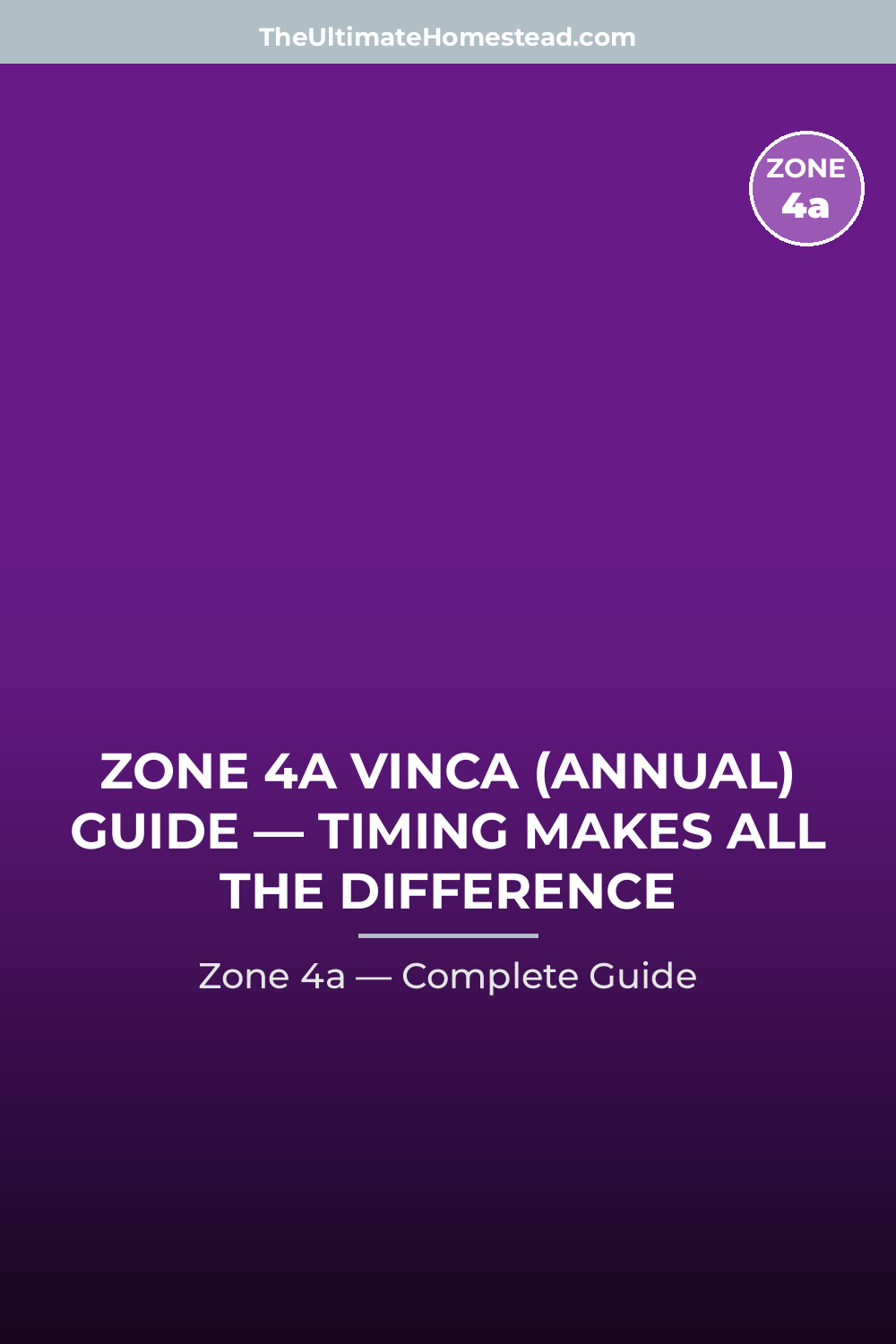 When to Plant Vinca (Annual) in Zone 4a