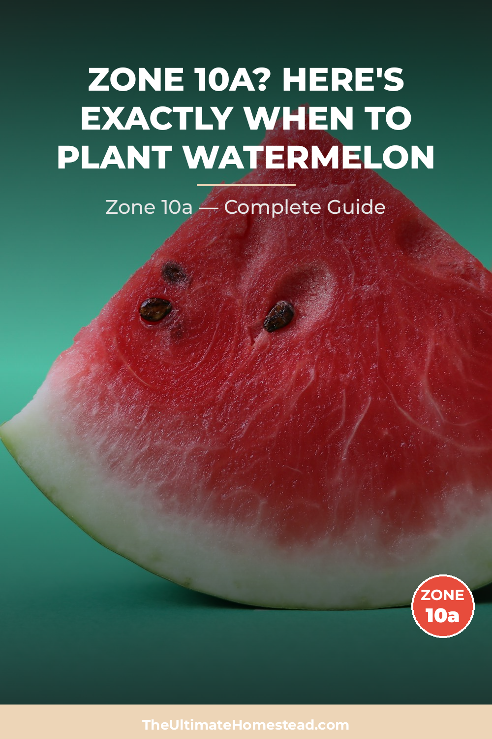 When to Plant Watermelon in Zone 10a
