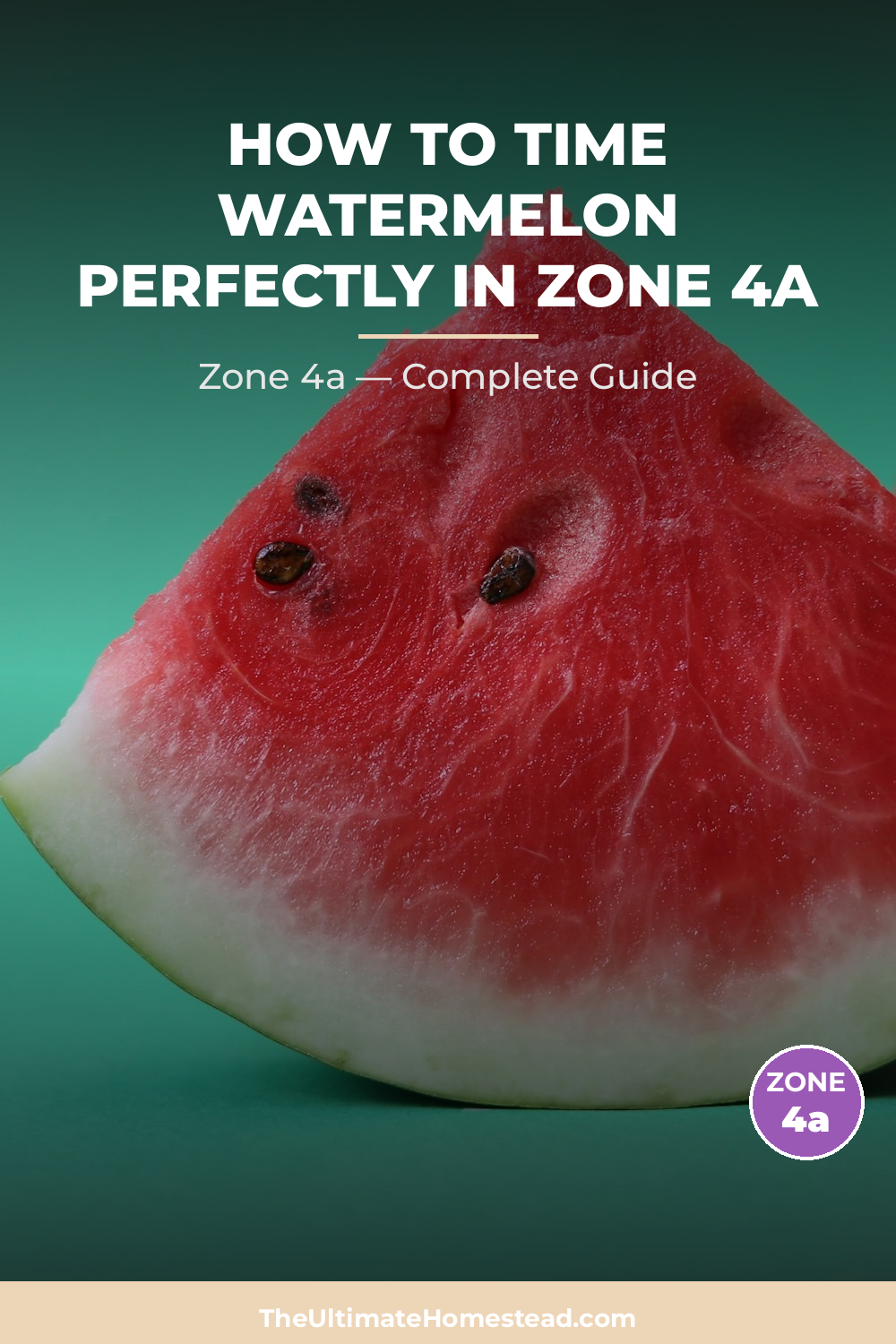 When to Plant Watermelon in Zone 4a