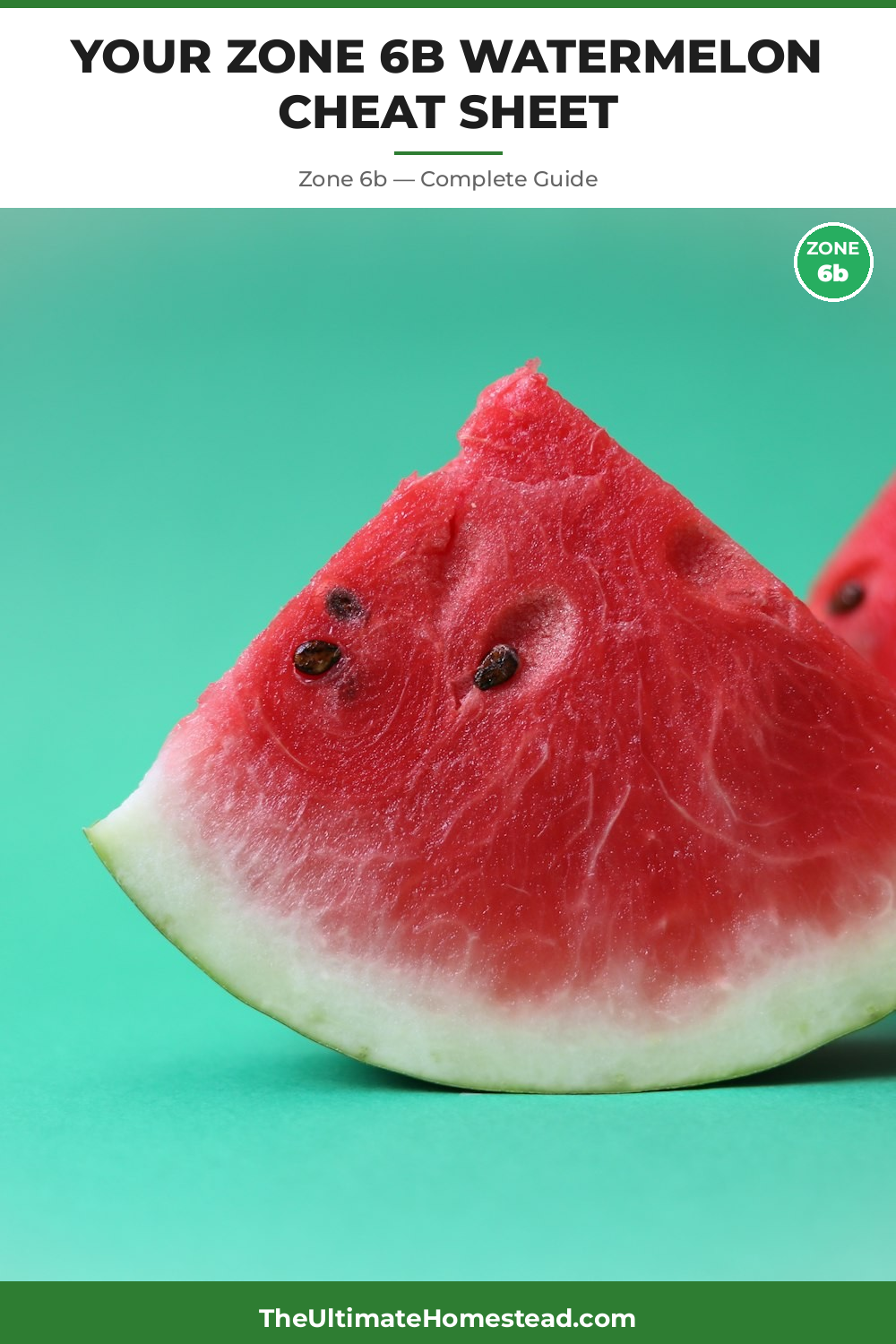 When to Plant Watermelon in Zone 6b