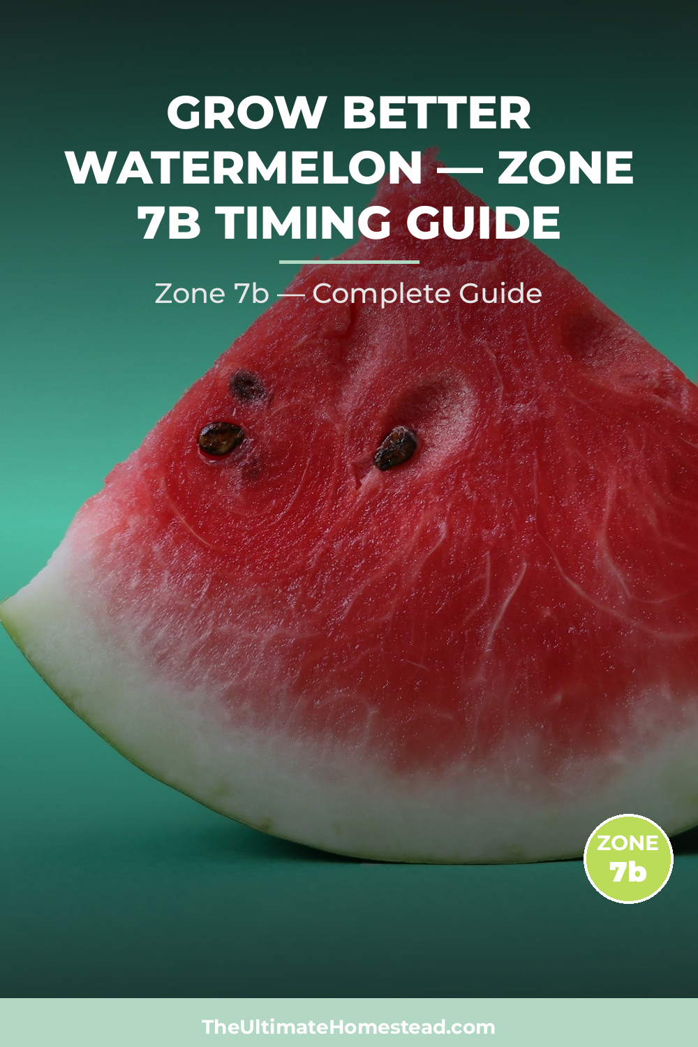 When to Plant Watermelon in Zone 7b