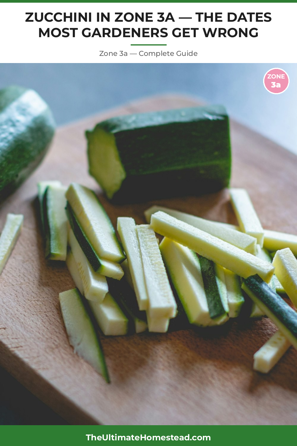 When to Plant Zucchini in Zone 3a