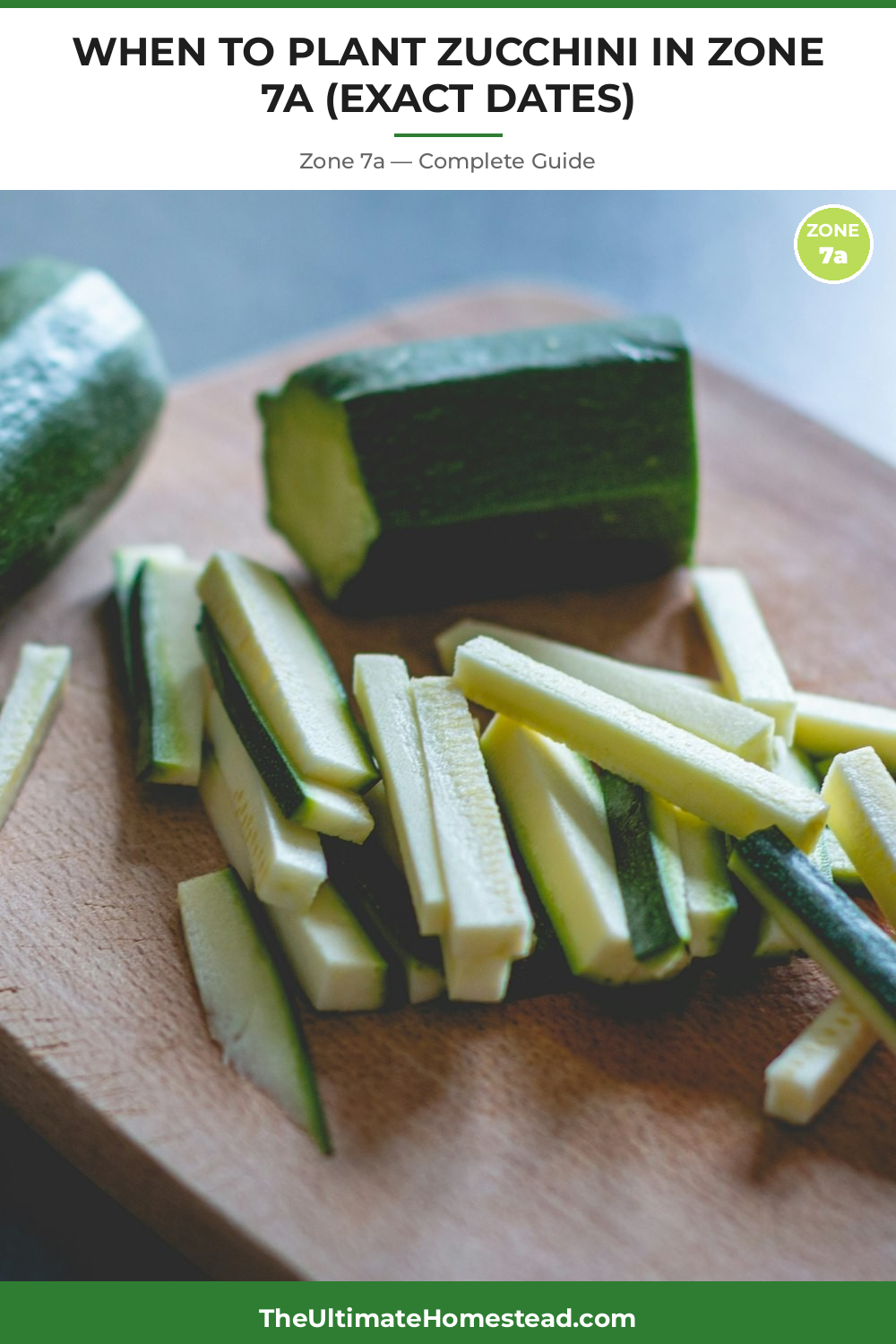 When to Plant Zucchini in Zone 7a