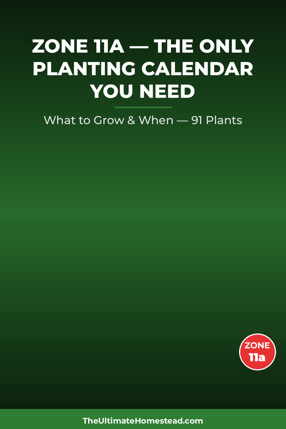 Zone 11a Planting Calendar