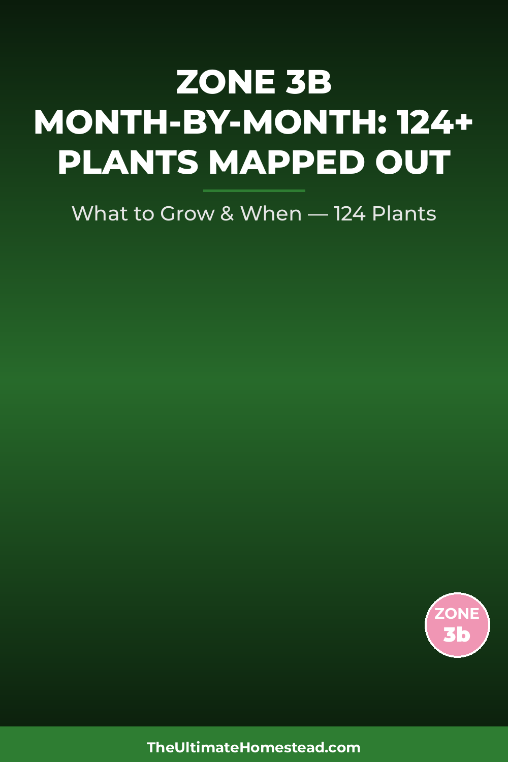 Zone 3b Planting Calendar